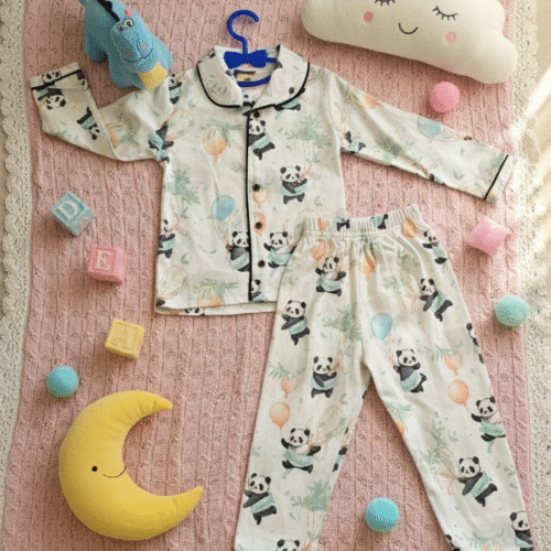 Organic Cotton Night Wear | Panda Print
