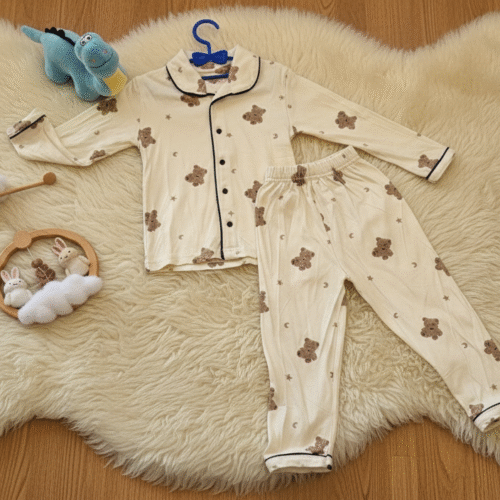 Snuggly Bamboo Nightwear | Teddy Print